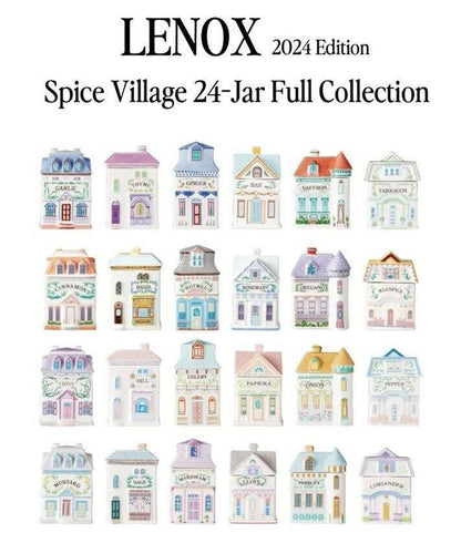 2024 Lenox Spice Village 24 Piece Jar Collection Complete Set IN Hand SHIPS ASAP