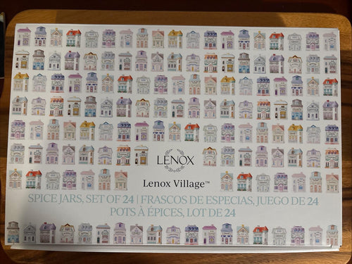 NEW Lenox Spice Village Spice Jar Complete Set 24 Houses 2025