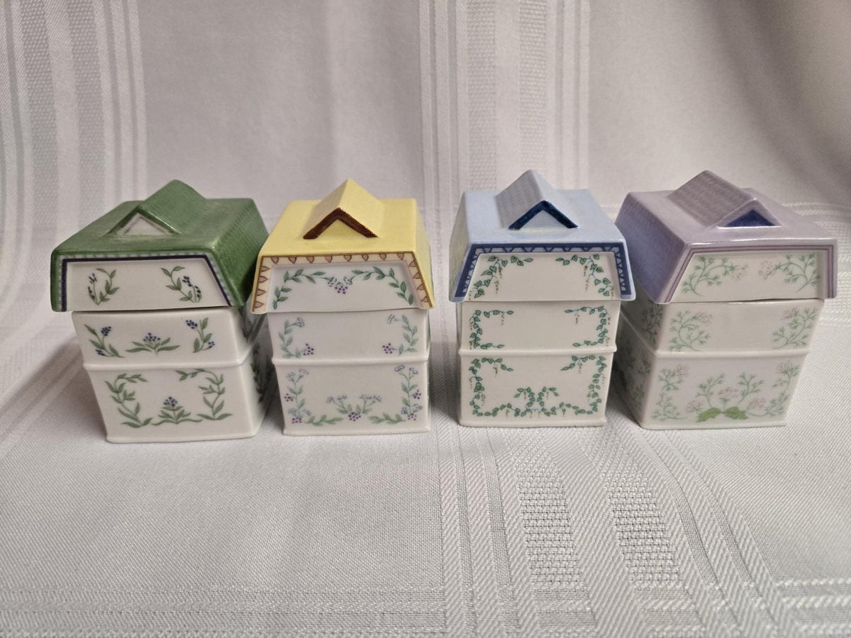 Lennox Spice Village Complete Set Of 24 Handcrafted Fine Porcelain 1989